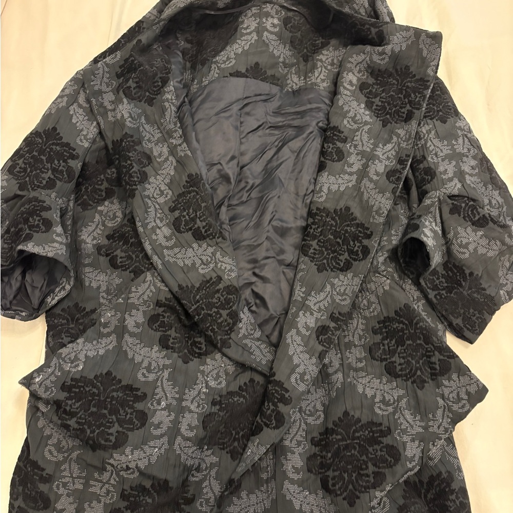 Zara Jacquard 3/4 Sleeve Jacket